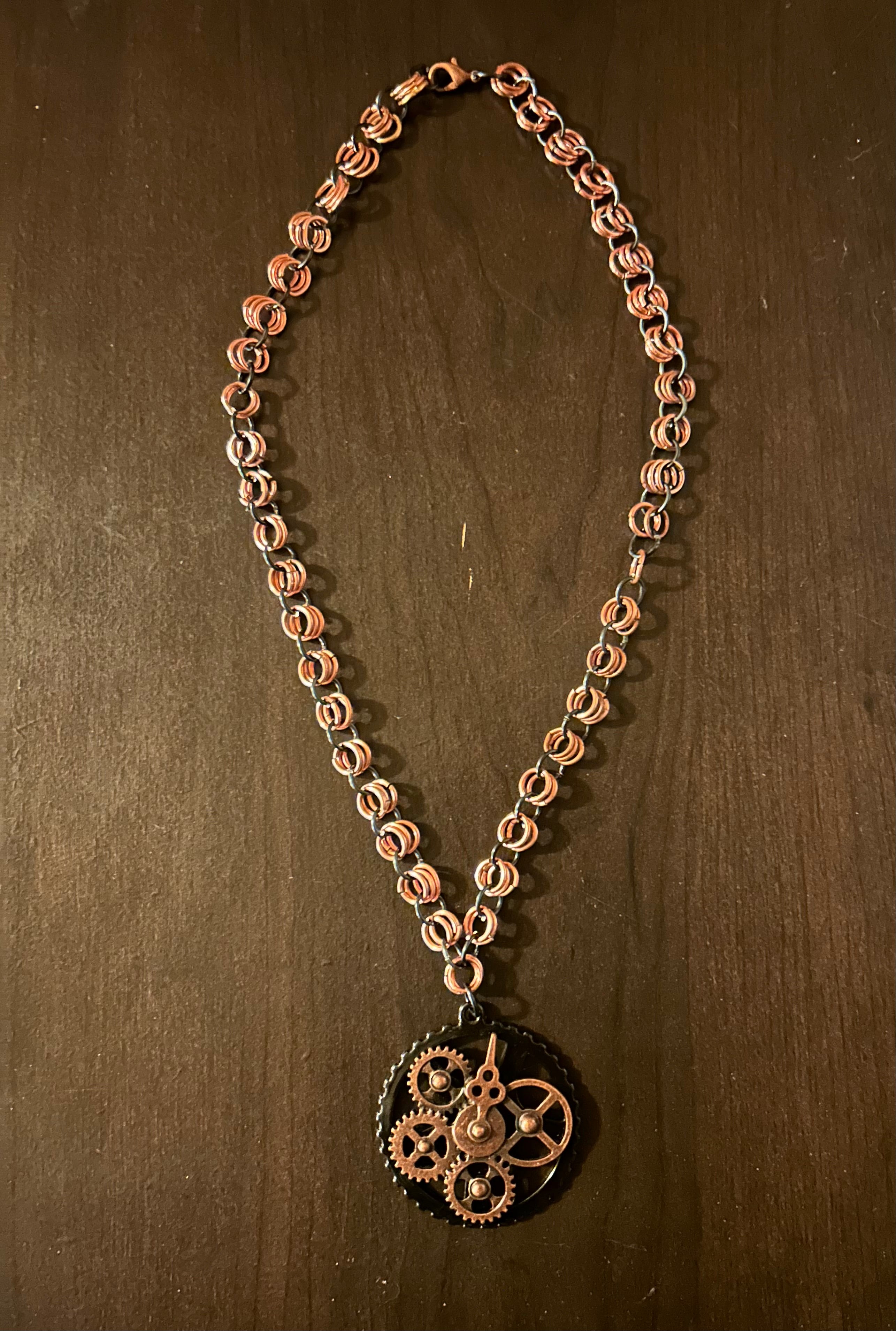 Clockwork Chain Pendant