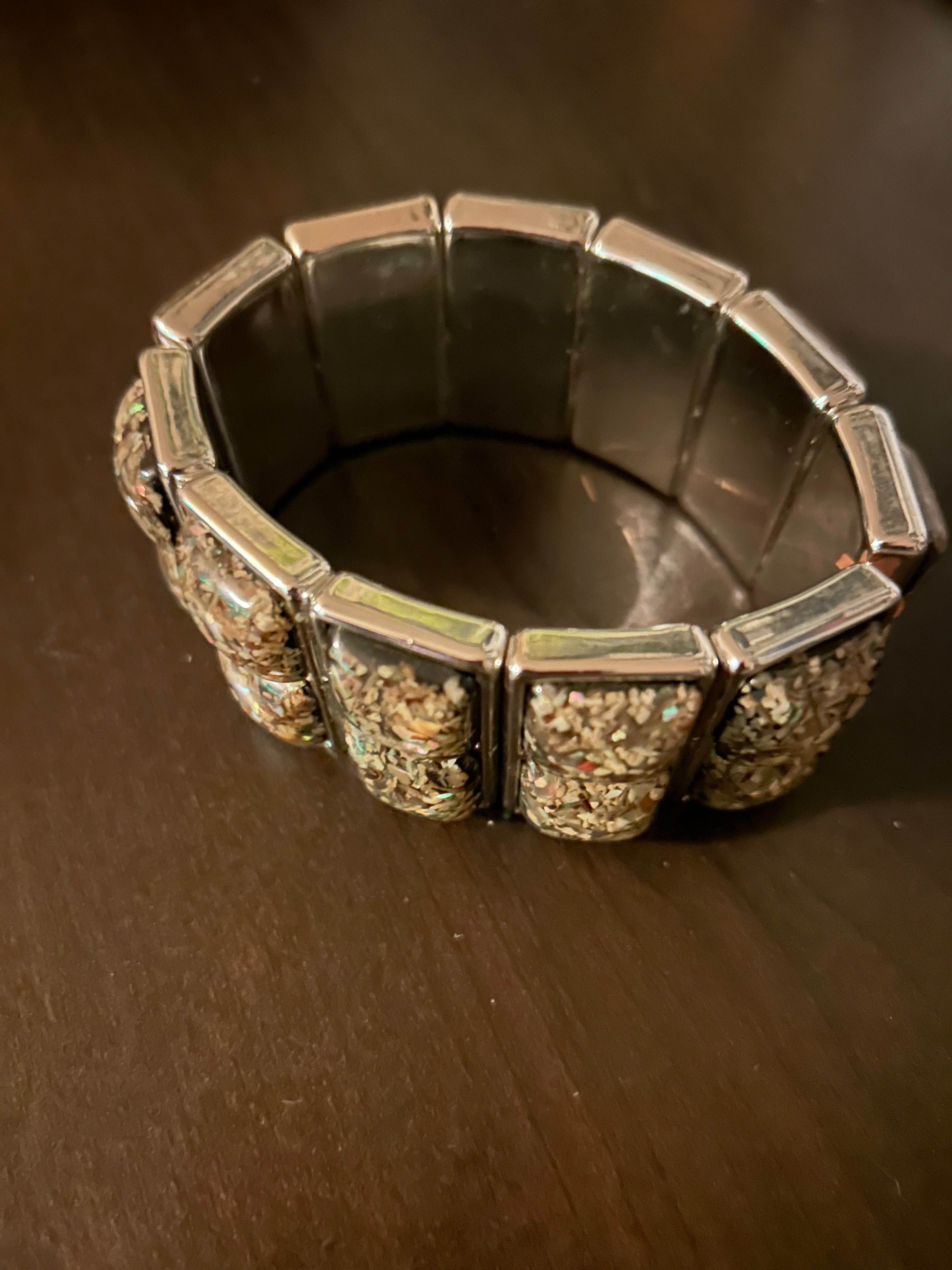 Midnight Shimmer Panel Bracelet