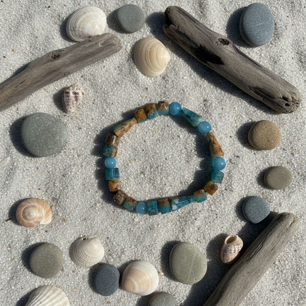 Coastal flat lay