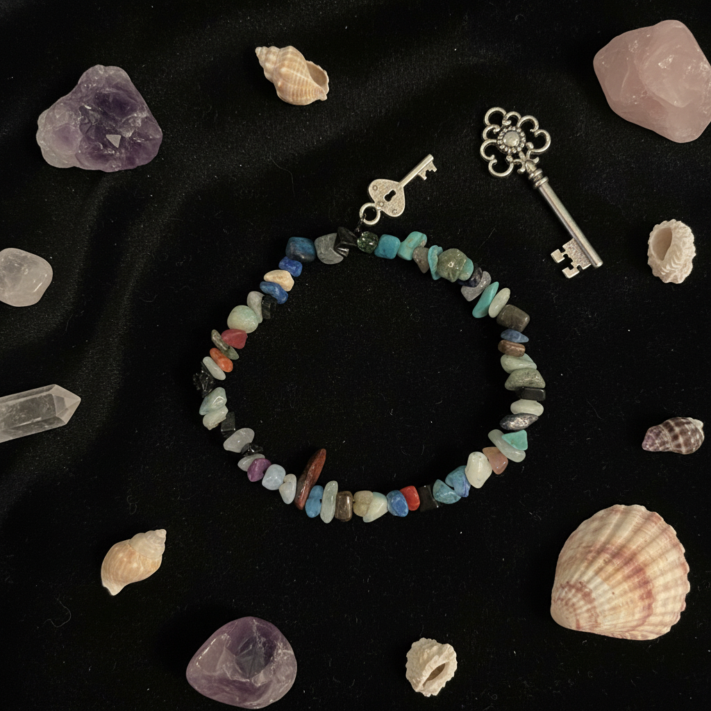 Multicolor flat lay