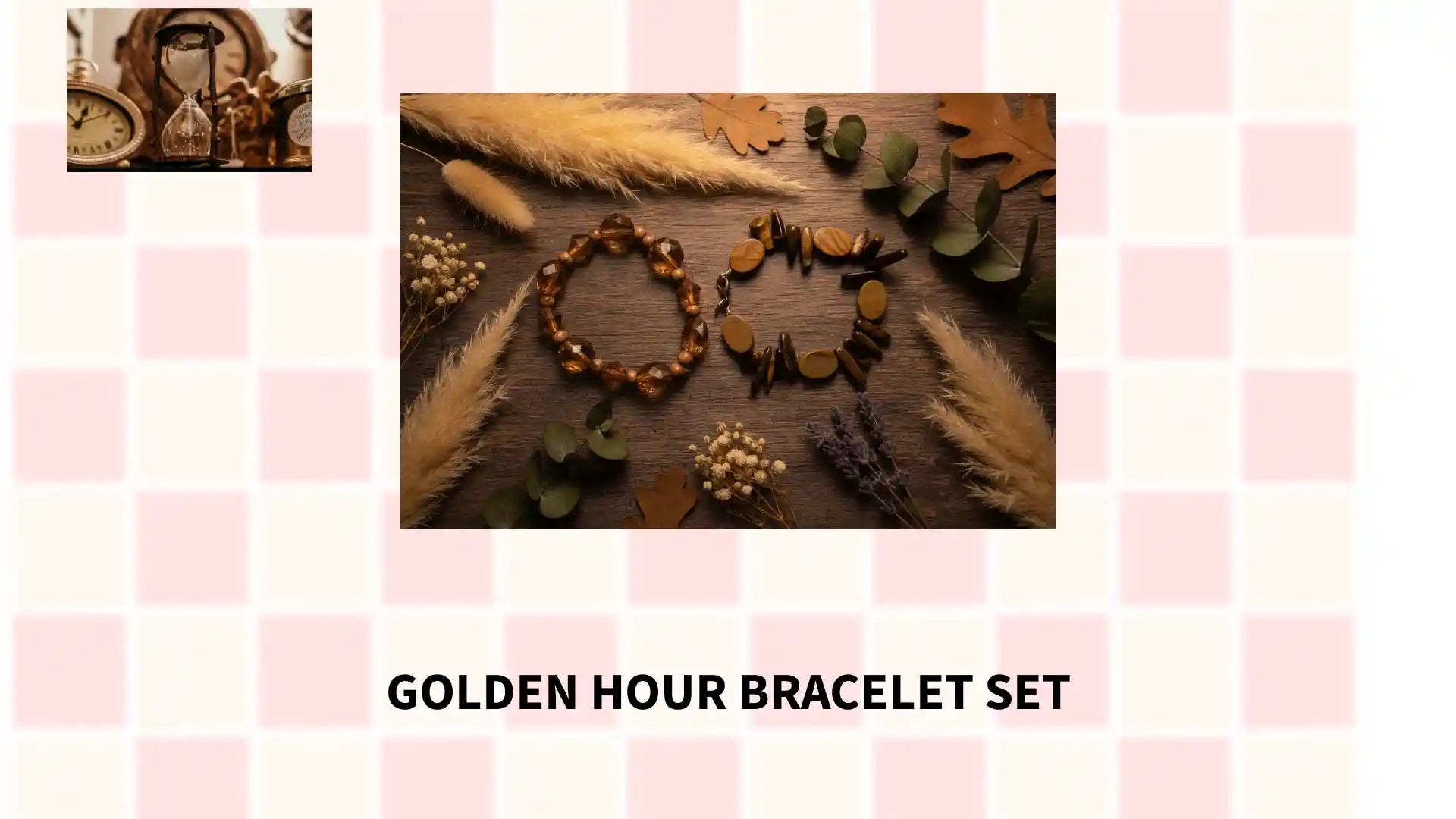 Golden Hour Bracelet Set by@Outfy