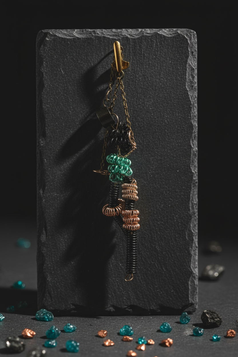 Wire Art Dangle Earring